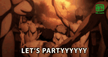 Party Anime GIF - Party Anime Attack On Titan GIFs