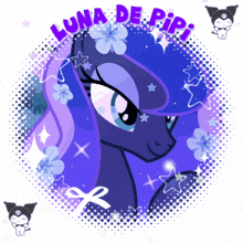 luna de pipi is the name of the pony in the circle