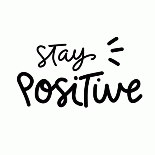 Stay Positive Loptimisme Sticker - Stay Positive Loptimisme Optimisme ...