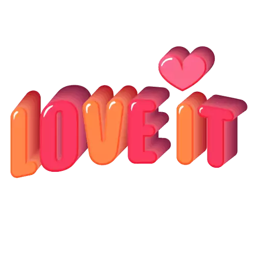 Love It In Love Sticker - Love It In Love Terrific Stickers