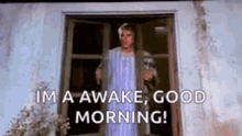 Wide Awake Im Awake Now GIF - Wide Awake Im Awake Now Hello There GIFs