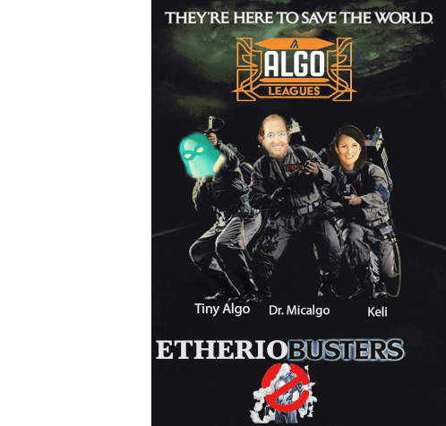 a movie poster for the algo leagues shows a group of people