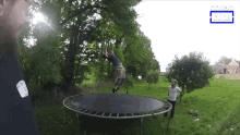 trampoline fail backflip whoops falling off accident