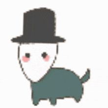 a drawing of a person with a hat and a bunch of flowers coming out of their mouth