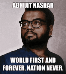 World First Nation Never Abhijit Naskar GIF