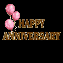 Balloons Happy Anniversary GIF - Balloons Happy Anniversary Seekers Notes GIFs