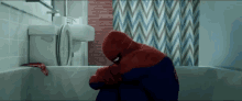 Into The Spider Verse Spiderman GIF - Into The Spider Verse Spiderman Crying GIFs