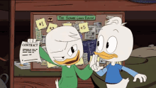 Louie Duck Dewey Duck GIF - Louie Duck Dewey Duck Contract GIFs