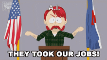 They Took Our Jobs Darryl Weathers GIF - They Took Our Jobs Darryl Weathers South Park GIFs