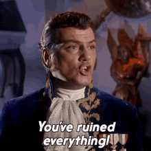 Youve Ruined Everything Trelane GIF - Youve Ruined Everything Trelane Star Trek GIFs