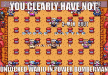 bomberman power bomberman wario