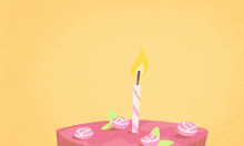 Happy Birthday Blow Out Candle GIF - Happy Birthday Blow Out Candle Candle GIFs