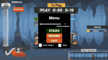 a screenshot of a game that says ' to play ' on it