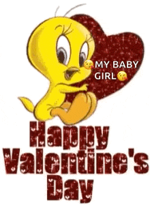 Valentinesday Happyvalentinesday GIF - Valentinesday Happyvalentinesday Tweetybird GIFs