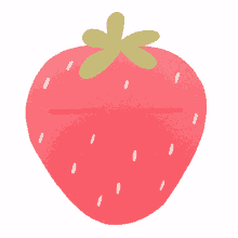 strawberry sleepy cute food fruit