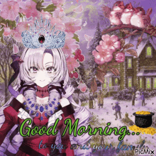 Hyakumantenbara Salome Good Morning GIF - Hyakumantenbara Salome Good Morning Nijisanji GIFs