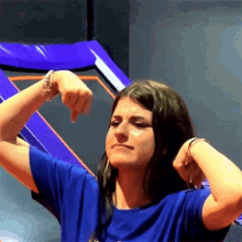 Mira Mis Musculos Abby GIF - Mira Mis Musculos Abby Giants Gaming GIFs