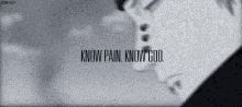 Know Pain Know God GIF - Know Pain Know God Anime GIFs