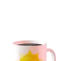 a cup of coffee with the words good morning on top of it