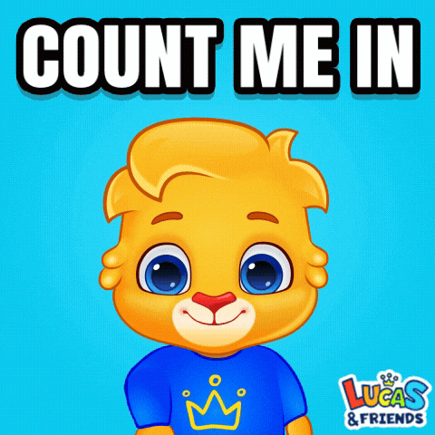 a lucas & friends advertisement with a cartoon character