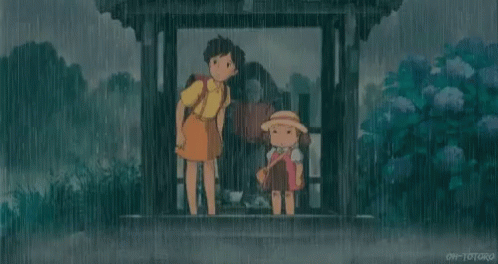 My Neighbor Totoro Anime GIF – My Neighbor Totoro Anime Rain – GIFs ...