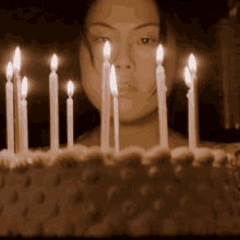 Blowing Candles Amy B Tiong GIF - Blowing Candles Amy B Tiong Bustle GIFs
