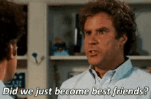 Did We Just Become Best Friends? GIF - Best Friends Step Brother Will Ferrell GIFs