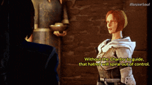 a screenshot of a video game says " without the chntry to guide that hated will spiral out of control "
