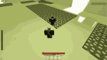 a screenshot of a video game shows a person with a sword and a shield