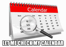Let Me Check My Calendar GIF - GIFs