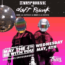 daft punk star wars may the4th concert costumes