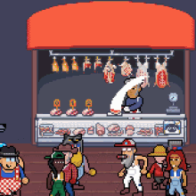 Wolf Game Butcher GIF - Wolf Game Butcher Meat Market GIFs