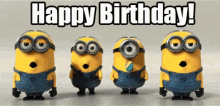 Minions Birthday GIF - Despicable Me Minions Happy Birthday GIFs