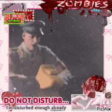 a picture frame that says do not disturb i am disturbed enough already