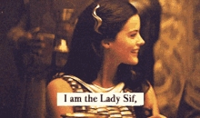 Lady Sif I Am The Lady Sif GIF - Lady Sif I Am The Lady Sif Jaimie Alexander GIFs