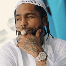 Thinking Dave East GIF - Thinking Dave East Rich Problems Song GIFs