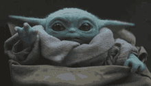 Star Wars Baby Yoda GIF - Star Wars Baby Yoda Waving GIFs