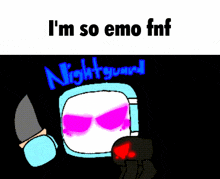 Emo Fnf GIF - Emo Fnf Cube GIFs