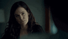a woman says " you can 't be her everyone " while looking at a man