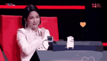 My Linh Heart GIF - My Linh Heart Pointing GIFs