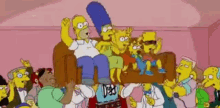 Party Simpsons GIF