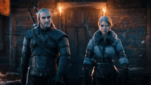 Geralt Of Rivia Ciri GIF - Geralt Of Rivia Ciri The Witcher GIFs