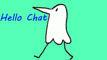 Bird Walking Hello Chat Bird GIF - Bird Walking Hello Chat Bird Hello Chat GIFs