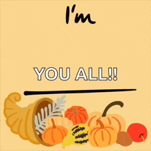 Im Thankful For Happy Thanksgiving GIF