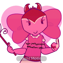 a drawing of a pretty princess with the words " team pretty princess applications open "