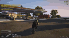 a screenshot of a video game with the words great ocean way on the bottom