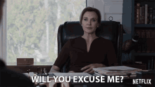 Will You Excuse Me Nora Walker GIF - Will You Excuse Me Nora Walker Brenda Strong GIFs