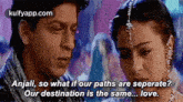 So What If Our Paths Are Seperate?Anjali,Our Destination Is The Same... Love..Gif GIF - So What If Our Paths Are Seperate?Anjali Our Destination Is The Same... Love. Now Is-this-not-the-messiest-gifset-you'Ve-ever-seen GIFs