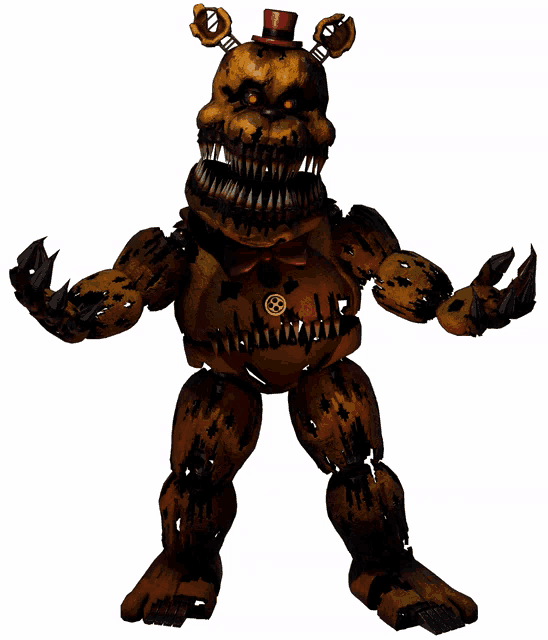 Nightmare Fredbear Jumpscare Icon on Make a GIF