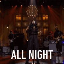 all night her damage song saturday night live the whole night